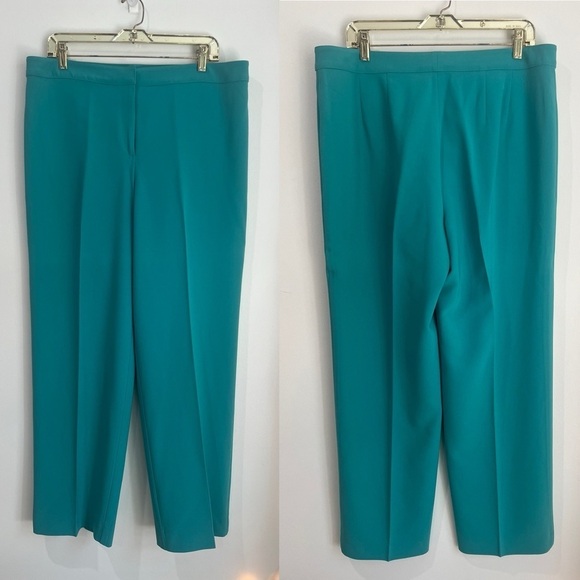 NWT St. John Diana Crepe  Straight Leg Trouser Career Business Slacks - Picture 3 of 7